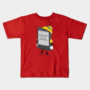 I want to be a real book Kids T-Shirt